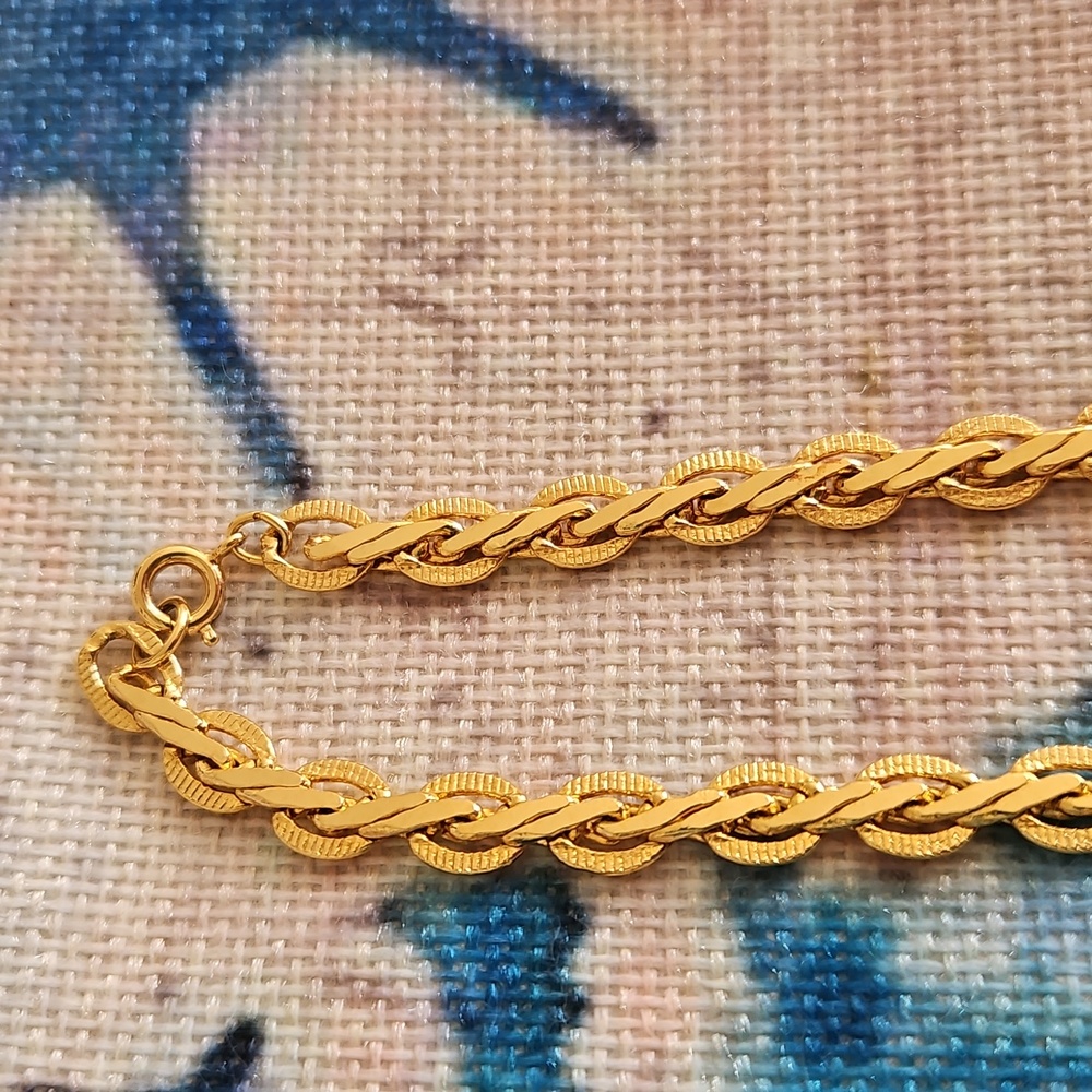 Vintage 80's Goldtone Link Chain - Picture 7 of 15